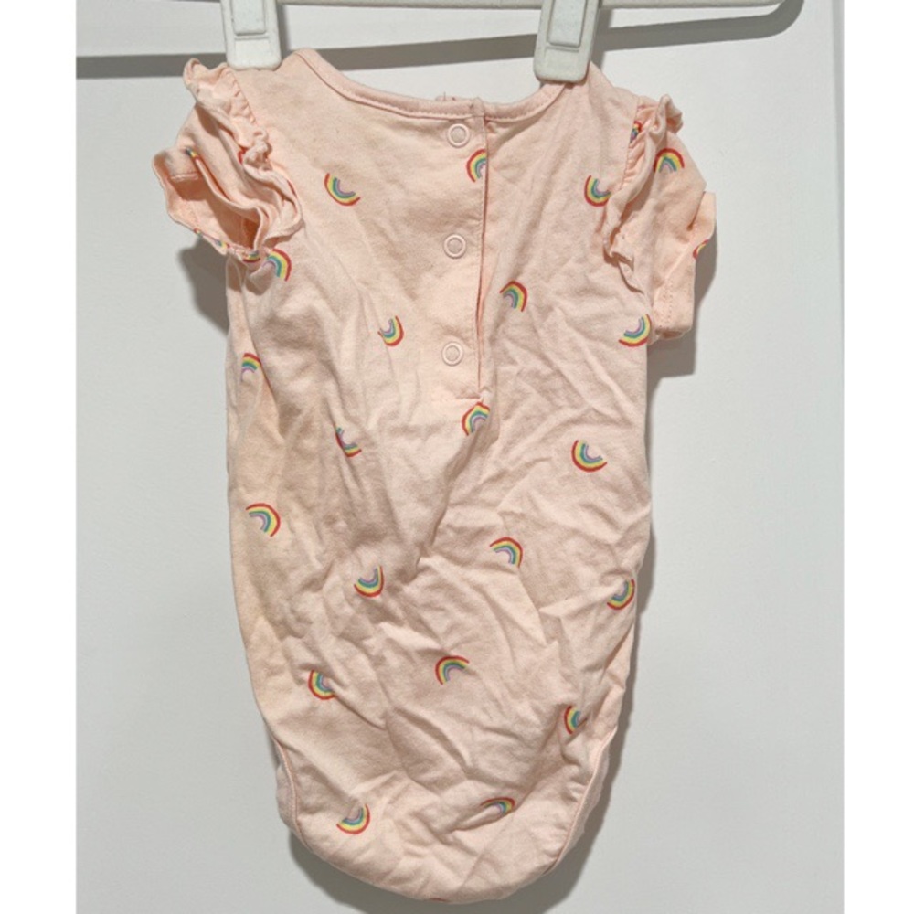 Rainbows Baby short sleeve onesie 3-6 months